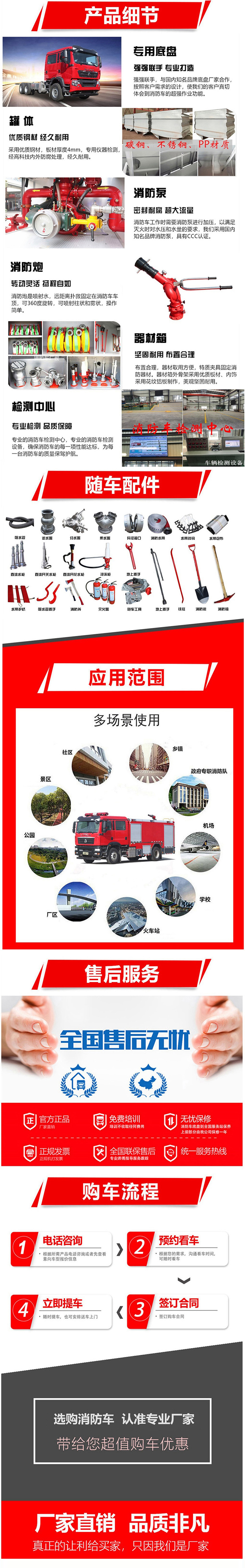 國六重汽12噸水泡沫干粉聯(lián)用消防車